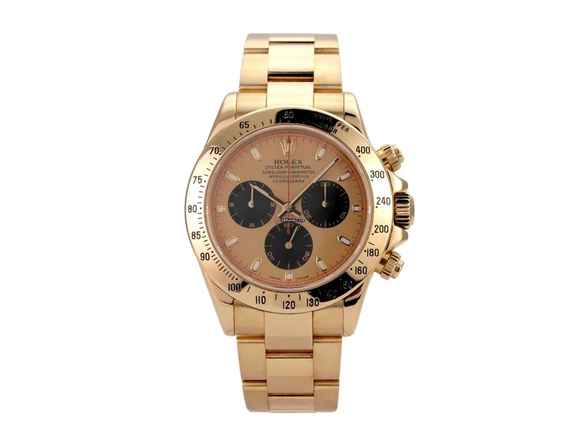  Rolex Daytona Ref. 116528 Champagner Schwarz  