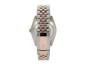 Thumbnail von Rolex Datejust 41 Edelstahl Everose-Gold Ref. 126331 Silber Riffelmuster Jubile-Band