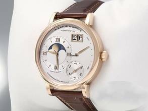 Thumbnail von A. Lange & Söhne Grosse Lange 1 Große Lange 1 Mondphase 139.032 2016 Rosegold 750 Handaufzug Lange-service 2025 18kt Rose Gold