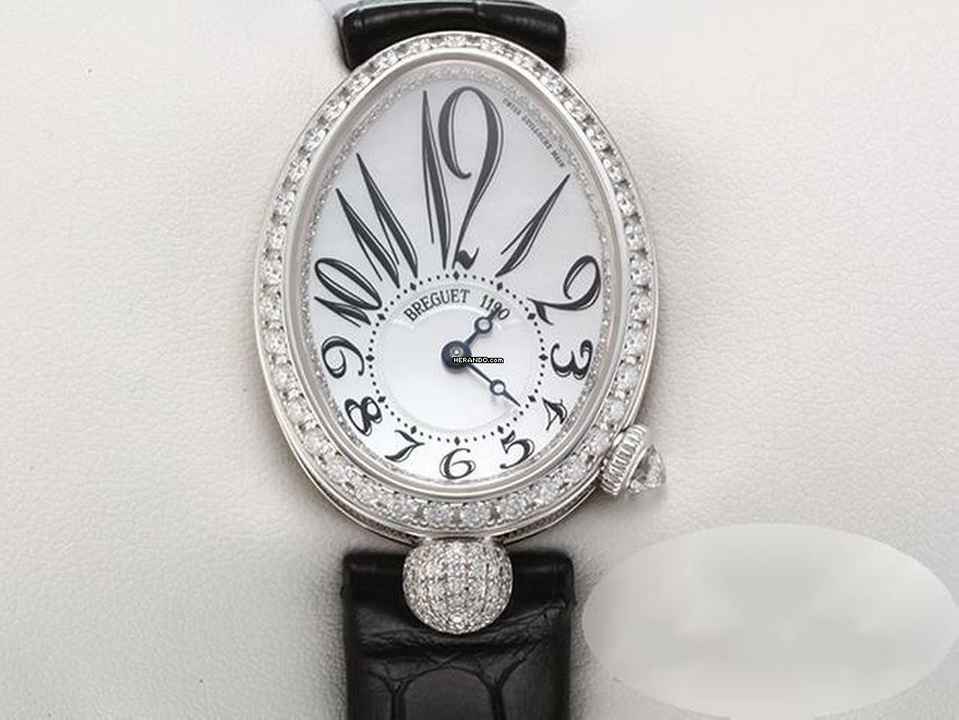  Breguet Reine de Naples 8928 Weissgold 750 Automatik Diamanten Gold Lady  