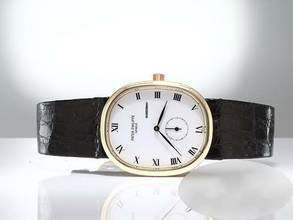 Thumbnail von Patek Philippe Ellipse d'Or 3978 1992 Gelbgold 750 Handaufzug 18kt Yellow Gold White Dial </h1>