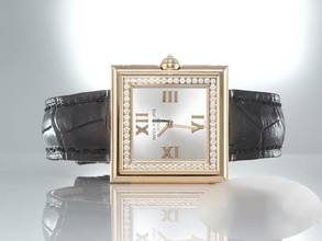 Thumbnail von Patek Philippe Gondolo Lady 4868 Rosegold 750 Diamanten 2008 Leder Damen Damenuhr 18kt Rose Gold </h1>