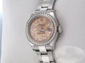 Thumbnail von Rolex Lady-Datejust 26mm 179384 2018 Stahl Weissgold 750 Diamanten Automatik Gold </h1>