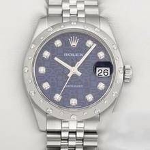 Thumbnail von Rolex Datejust 31 31mm Medium 178344 2017 Stahl Weissgold 750 Diamanten Automatik Stainless Steel 18kt White Gold Jubilé-band Chronometer Oyster Blue Dial </h1>