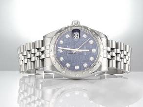 Thumbnail von Rolex Datejust 31 31mm Medium 178344 2017 Stahl Weissgold 750 Diamanten Automatik Stainless Steel 18kt White Gold Jubilé-band Chronometer Oyster Blue Dial </h1>