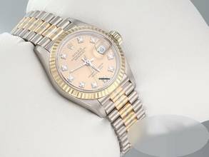 Thumbnail von Rolex Lady-Datejust Weissgold Rosegold Gelbgold 750 Diamanten Automatik Gold </h1>