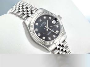 Thumbnail von Rolex Datejust 31 31mm 178274 2011 Stahl Weissgold 750 Diamanten Automatik Stainless Steel 18k White Gold Jubilé-band Chronometer Oyster Black Dial </h1>