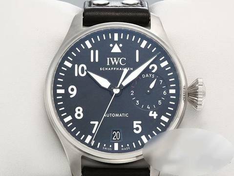  IWC Große Fliegeruhr Big Pilot Grosse Fliegeruhr 46mm Iw501001 2020 Automatik Edelstahl Stahl Steel Black Dial </h1> 
