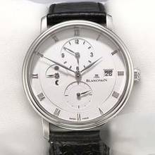Thumbnail von Blancpain Villeret Time Zone 6260-3442 Platin 950 Automatik Platinum White Dial </h1>