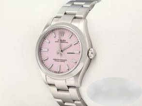 Thumbnail von Rolex Oyster Perpetual 31 31mm 277200 Candy Pink 2021 Edelstahl Automatik Stainless Steel Oyster-band Chronometer </h1>