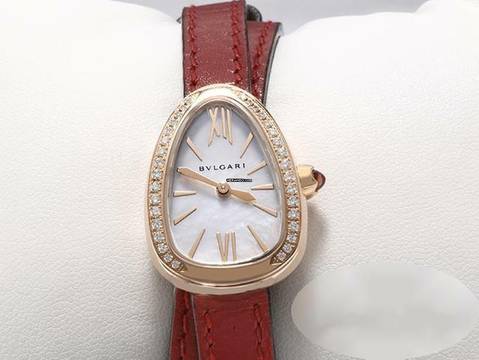  Bulgari Serpenti Rosegold 750 102727 Diamanten Perlmutt Gold Damen </h1> 
