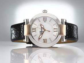 Thumbnail von Chopard Imperiale 36mm Stahl Rosegold 750 388532 Perlmutt Lederband 18kt Rose Gold Steel </h1>