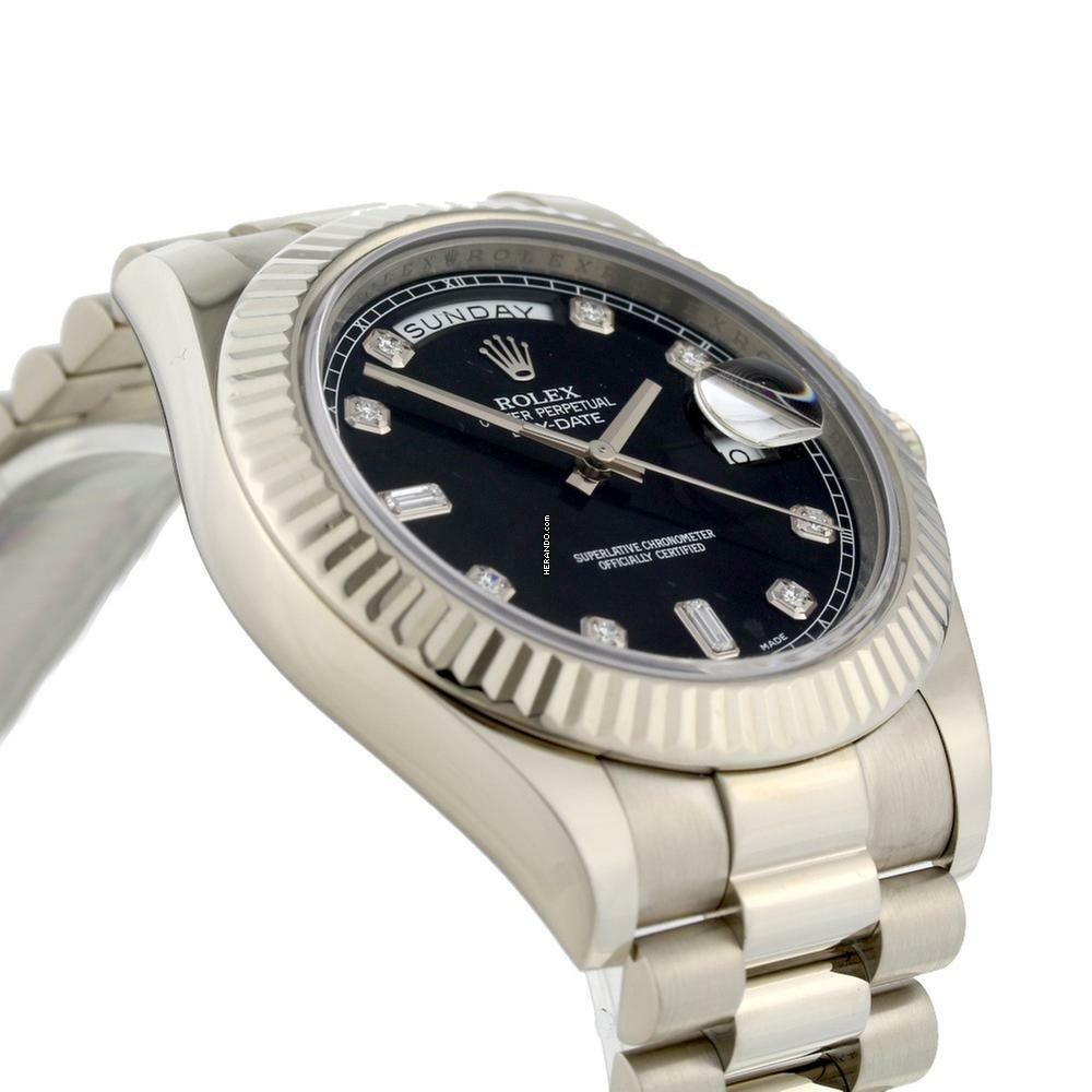 Thumbnail von Rolex Day-Date II Black Dial Ref.218239