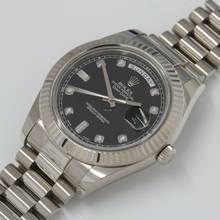 Thumbnail von Rolex Day-Date II Black Dial Ref.218239