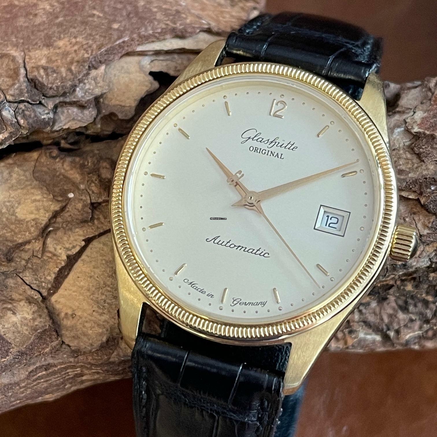 Glashütte Original Senator Senator Klassik 750er Gelbgold - Ref. 10-33-04-02-04 Gesamtgewicht ca. 73g </h1>