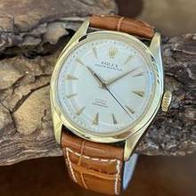 Thumbnail von Rolex Oyster Perpetual Oyster Perpetual 34 - Ref. 6084 - Waffle Dial RED </h1>