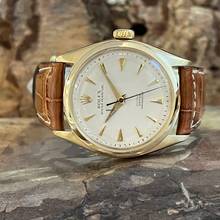 Thumbnail von Rolex Oyster Perpetual Oyster Perpetual 34 - Ref. 6084 - Waffle Dial RED </h1>