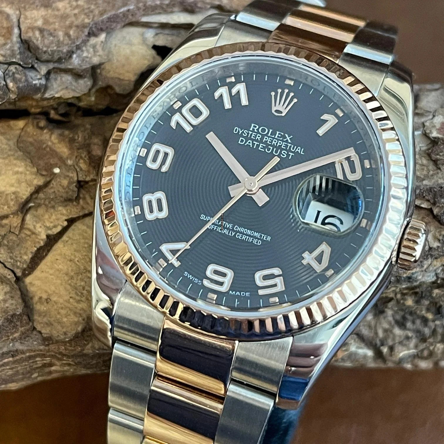 Rolex Datejust 36 Concentric Arabic Dial - FULL SET LC100 - Ref.116201 </h1>