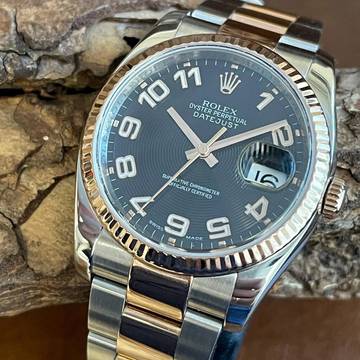  Rolex Datejust 36 Concentric Arabic Dial - FULL SET LC100 - Ref.116201 </h1> 