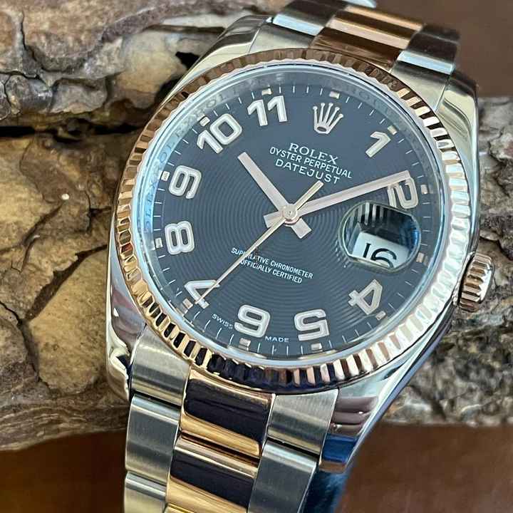  Rolex Datejust 36 Concentric Arabic Dial - FULL SET LC100 - Ref.116201 </h1> 