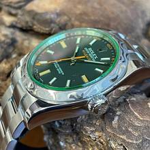 Thumbnail von Rolex Milgauss Milgauss Custom Damast - FULLSET 2009 LC100 - Ref. 116400GV </h1>
