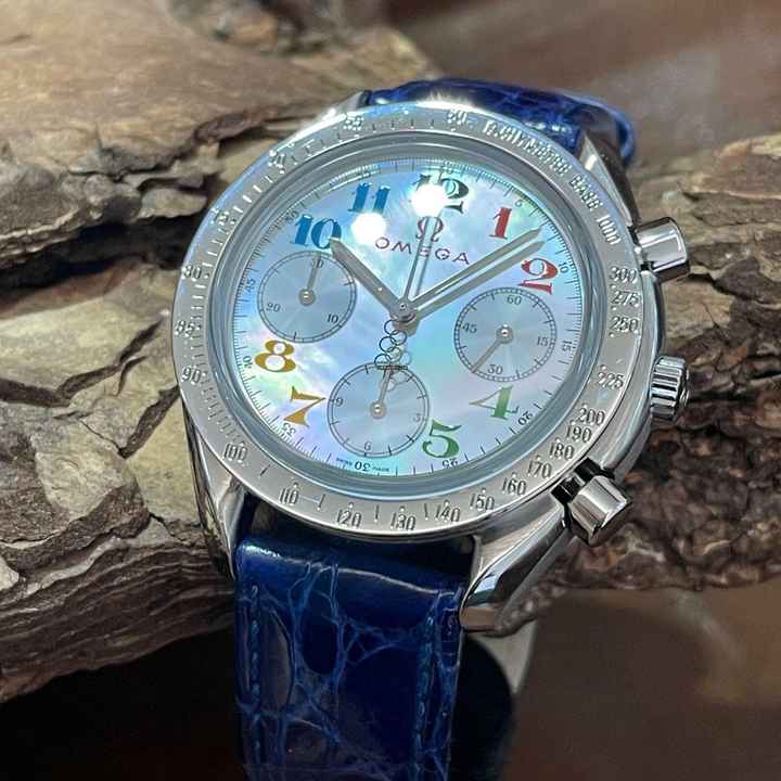  Omega Speedmaster Reduced Speedmaster Reduced Olympic Ltd. - Perlmutt Zifferblatt - Ref. 3836.70.36 </h1> 