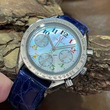 Thumbnail von Omega Speedmaster Reduced Speedmaster Reduced Olympic Ltd. - Perlmutt Zifferblatt - Ref. 3836.70.36 </h1>