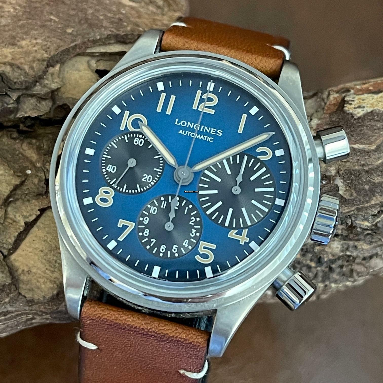 Longines Avigation BigEye Chronograph L2.816.1.93.2 - Full Set </h1>