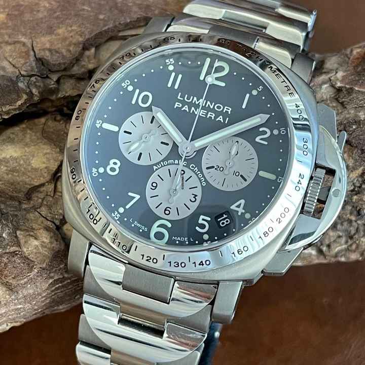  Panerai Luminor Chrono Luminor Chrono EL PRIMERO - PAM00122 - FULL SET 2005 - Ref. OP6531 </h1> 