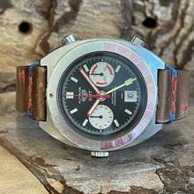 Thumbnail von Heuer Autavia GMT - Kal. 14 - Vintage - Ref. 11630 - PERFECT PATINA </h1>