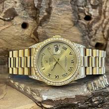 Thumbnail von Rolex Day-Date 36 36mm - 750 Gelbgold - Diamant - Ref. 18338 </h1>