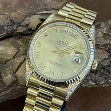 Thumbnail von Rolex Day-Date 36 36mm - 750 Gelbgold - Diamant - Ref. 18338 </h1>