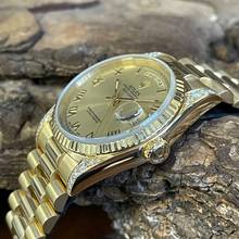 Thumbnail von Rolex Day-Date 36 36mm - 750 Gelbgold - Diamant - Ref. 18338 </h1>