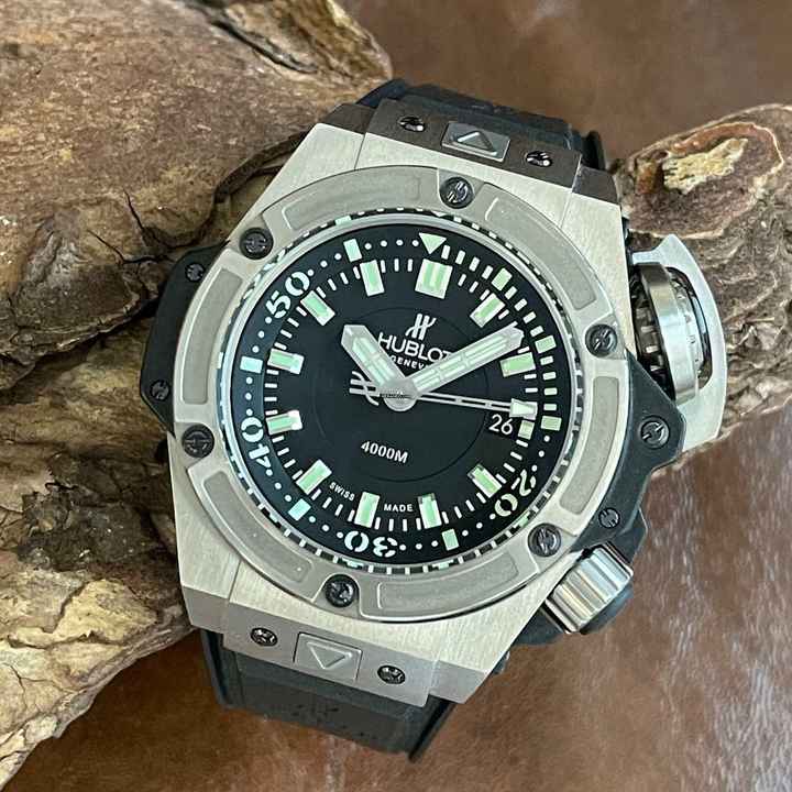  Hublot King Power Oceanographic 4000 Monaco Ltd. Diver 48 - FULL SET - Ref. 731.NX.1190.RX 