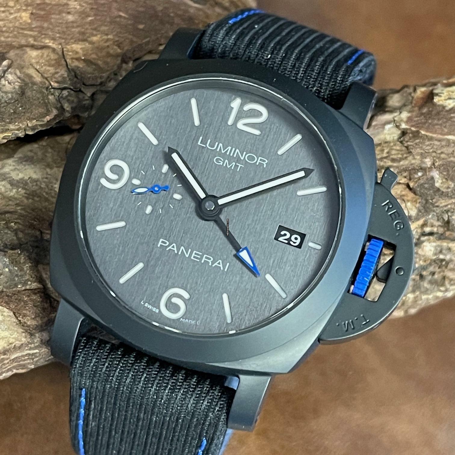 Panerai Luminor Base Luminor GMT PAM01176 - FULLSET 2022 - Ref. OP7387 BUCHERER BLUE </h1>