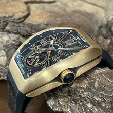 Thumbnail von Franck Muller Vanguard V45SCDT Handaufzug 2025 Roségold Sehr gut </h1>