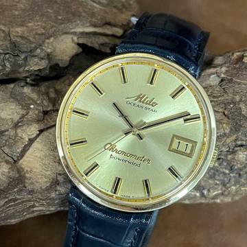  Mido Ocean Star Chronometer Powerwind - 585er Gold - Ref. 5067  