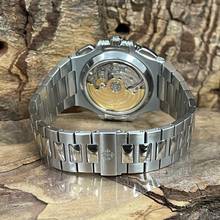 Thumbnail von Patek Philippe Nautilus Chronograph - Ref. 5980/1 - FULL SET 2012 LC100 </h1>