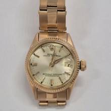 Thumbnail von Rolex Oyster Perpetual Lady Date Full Gold Vintage 26mm Completo