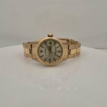 Thumbnail von Rolex Oyster Perpetual Lady Date Full Gold Vintage 26mm Completo