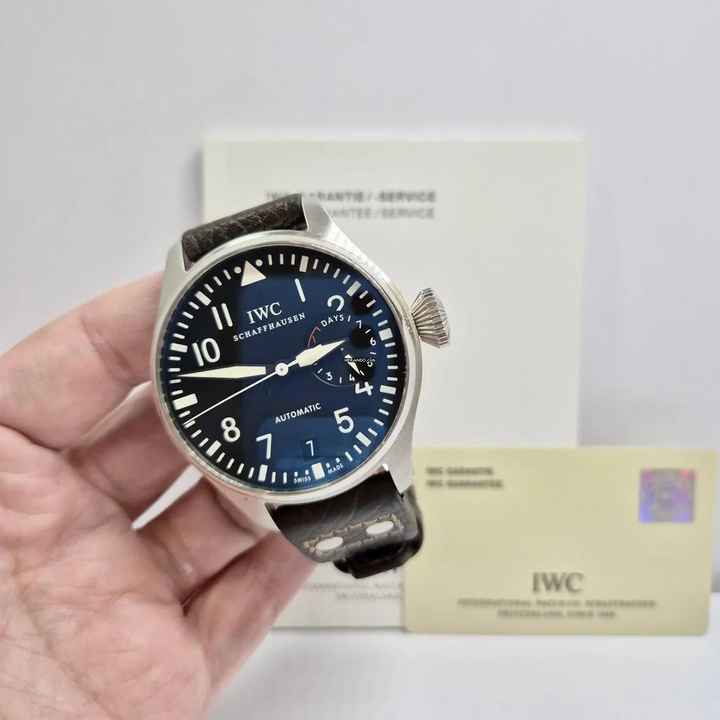  IWC Große Fliegeruhr Big Pilot 7 Days Power Reserve 46mm Automático Completo 