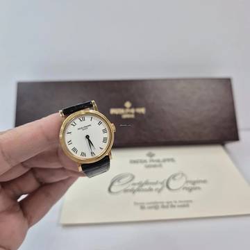  Patek Philippe Calatrava Lady Yellow Gold 25mm Corda Completo 