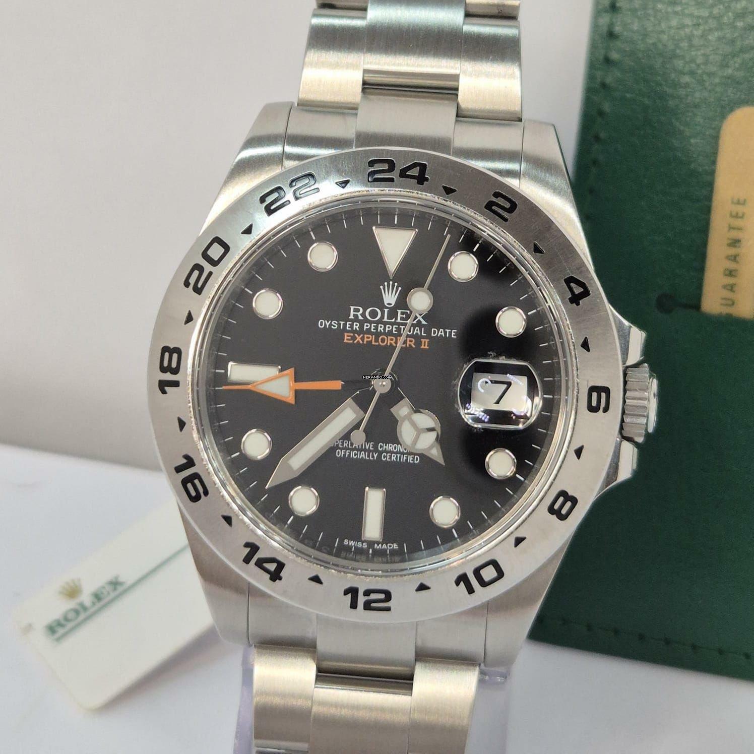 Thumbnail von Rolex Explorer II 42mm Black Automático Completo