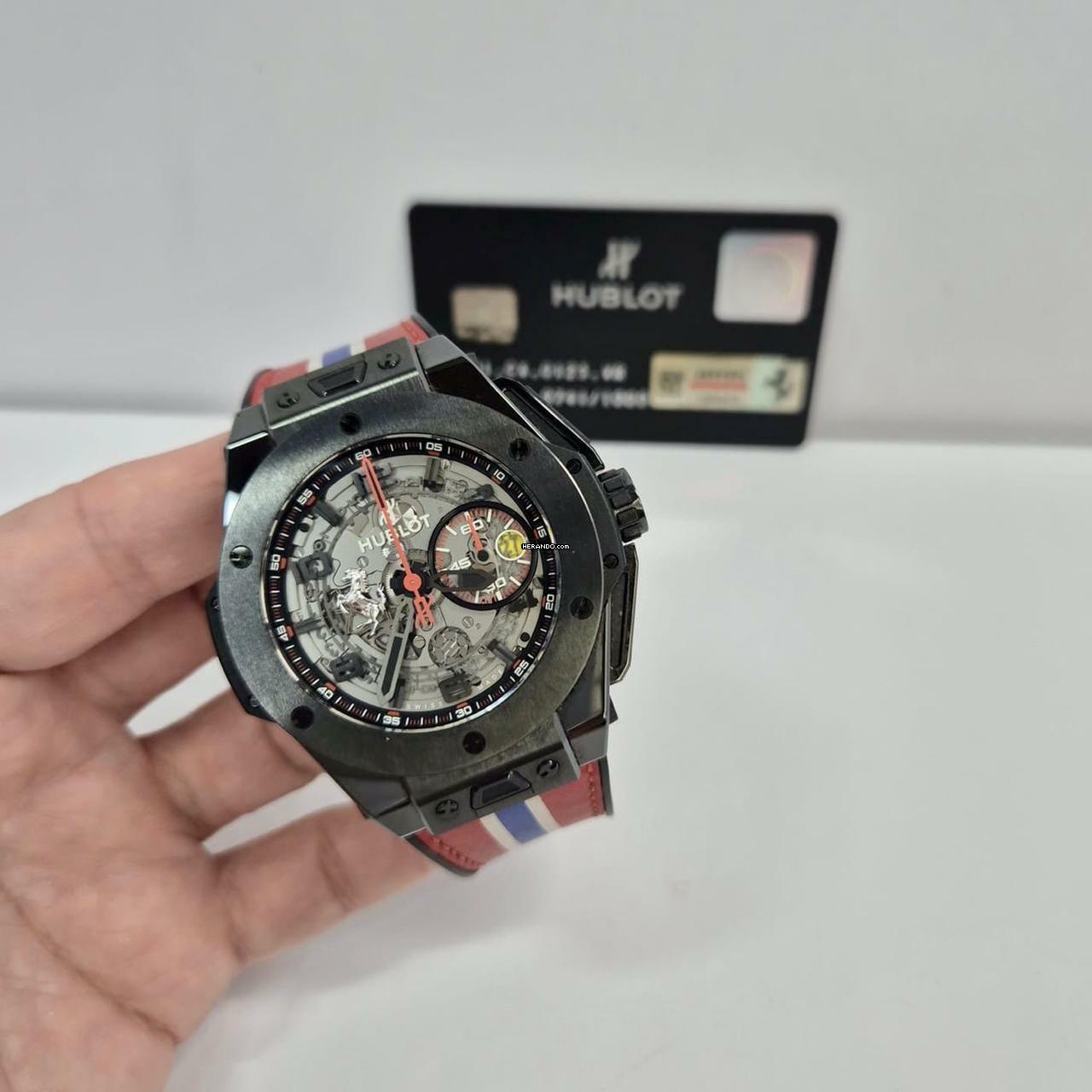  Hublot Big Bang Ferrari Unico Ferrari Ceramic Limited Edition 45mm Completo 
