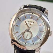 Thumbnail von Rolex Cellini Platina Ice Blue Dial 38mm Corda Completo