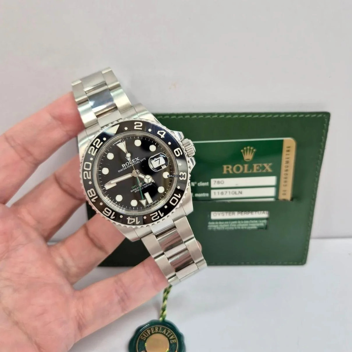 Rolex GMT-Master II 40mm Automático Completo