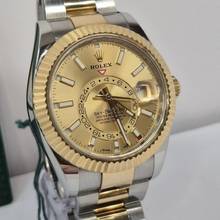 Thumbnail von Rolex Sky-Dweller Ouro & Aço Champagne Dial 42mm Completo
