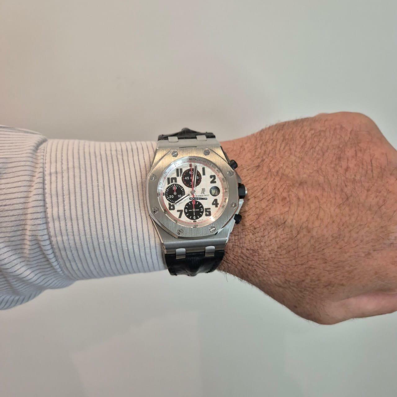 Thumbnail von Audemars Piguet Royal Oak Offshore Chronograph Panda 42mm Automático Completo
