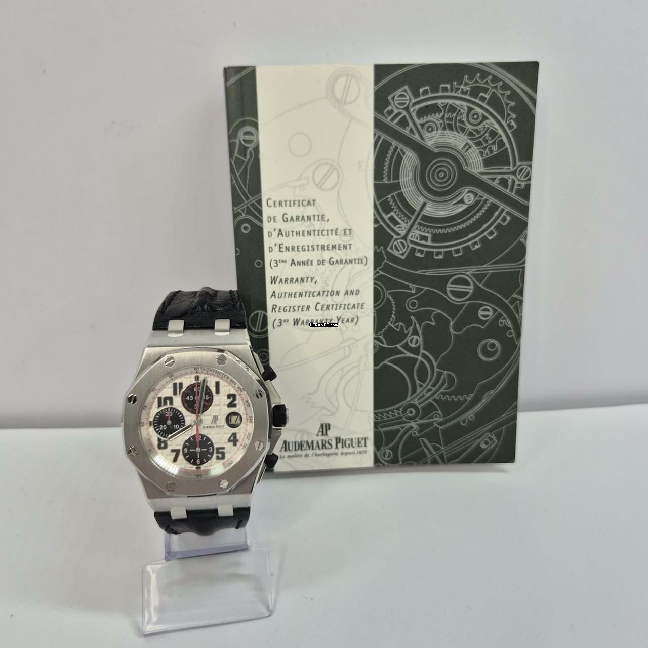 Thumbnail von Audemars Piguet Royal Oak Offshore Chronograph Panda 42mm Automático Completo