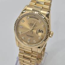 Thumbnail von Rolex Day-Date 36 Presidente Yellow Gold & Diamonds 36mm Completo
